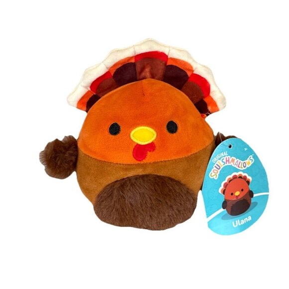 NEW Squishmallows 9” Ulana The Turkey Thanksgiving Plush Soft Stuffed Animal Toy - Picture 1 of 7
